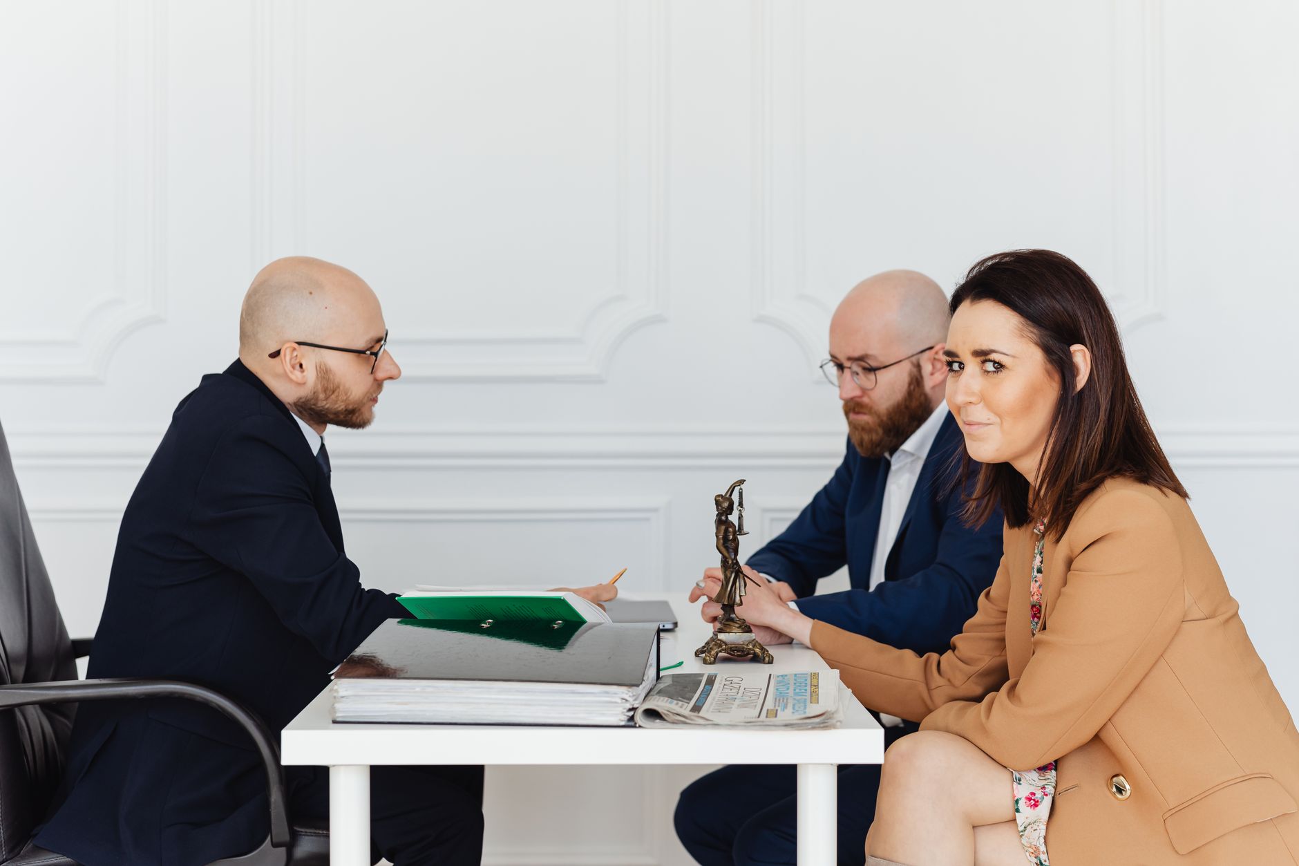 family lawyer consultation with client